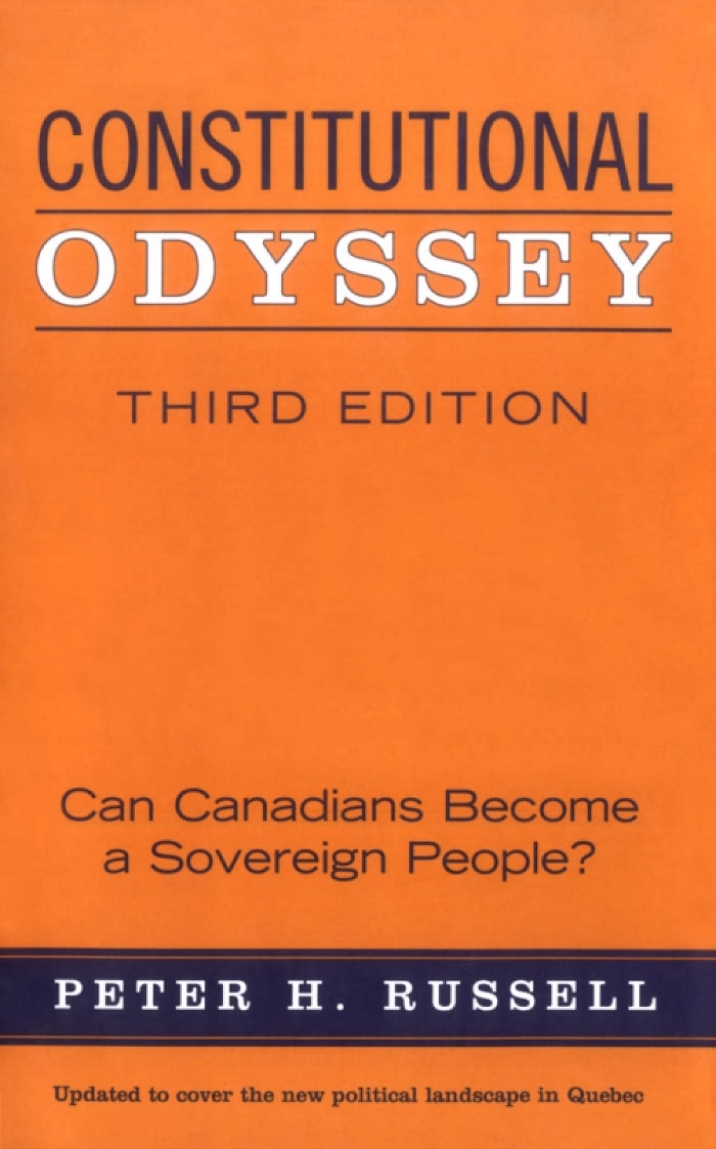 ISBN 9780802037770 product image for Constitutional Odyssey - 3rd Edition (eBook Rental) | upcitemdb.com