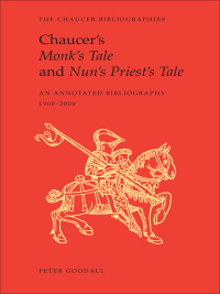 Cover image: Chaucer's Monk's Tale and Nun's Priest's Tale 1st edition 9780802093202