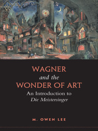Cover image: Wagner and the Wonder of Art 1st edition 9780802095732