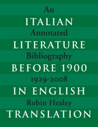 Cover image: Italian Literature before 1900 in English Translation 1st edition 9781442642690