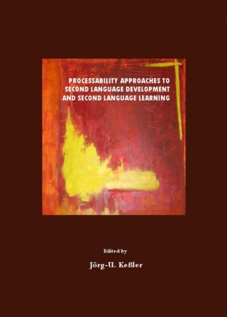 Imagen de portada: Processability Approaches to Second Language Development and Second Language Learning 1st edition 9781847184160