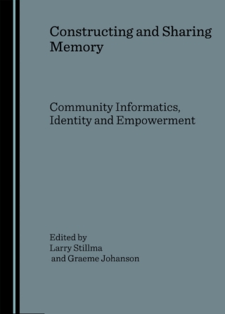 Imagen de portada: Constructing and Sharing Memory 1st edition 9781847182777
