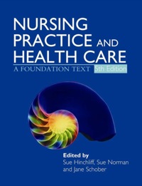 Imagen de portada: Nursing Practice and Health Care 5E 5th edition 9780340928882