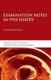 Imagen de portada: Examination Notes in Psychiatry 4th edition 9780340810033