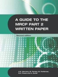 Imagen de portada: A Guide to the MRCP Part 2 Written Paper 2Ed 2nd edition 9780340806586