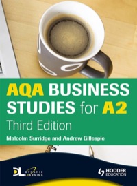 Cover image: AQA Business Studies for A2 (S&G) 3rd edition 9780340973554