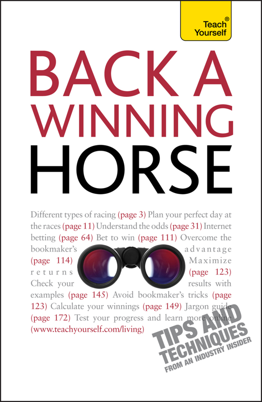 Back a Winning Horse An introductory guide to betting on horse racing