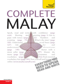 Cover image: Complete Malay Beginner to Intermediate Book and Audio Course 9781444101997