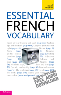 Cover image: Essential French Vocabulary: Teach Yourself 9781444130836