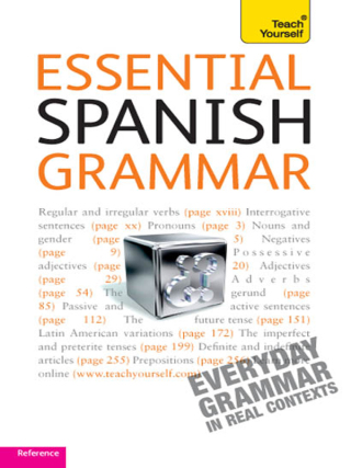 Cover image: Essential Spanish Grammar: Teach Yourself 9781444130874