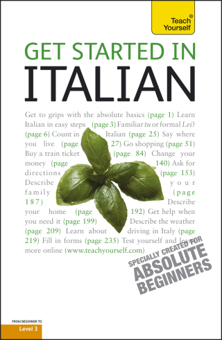 Cover image: Get Started in Beginner's Italian: Teach Yourself 9781444131345