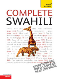 Cover image: Complete Swahili Beginner to Intermediate Course 9781444105629