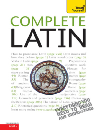 Cover image: Complete Latin: Teach Yourself 9781444133844