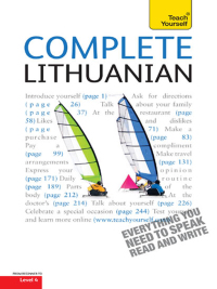 Cover image: Complete Lithuanian Beginner to Intermediate Course 9781444106039