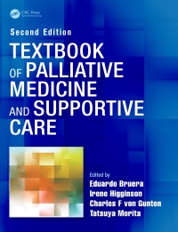 Imagen de portada: Textbook of Palliative Medicine and Supportive Care 2nd edition 9781498772839