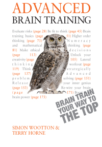 Cover image: Advanced Brain Training 9781444136586