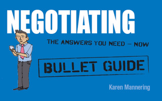 Cover image: Negotiating: Bullet Guides 9781444142150