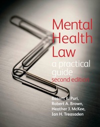 Cover image: Mental Health Law 2EA Practical Guide 2nd edition 9781138445154