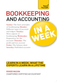 Cover image: Bookkeeping And Accounting In A Week 9781444158762