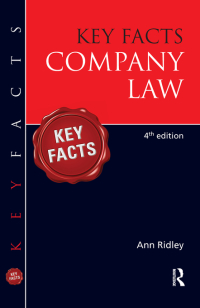 Cover image: Key Facts Company Law 4th edition 9781444122848