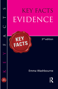 Cover image: Key Facts Evidence 3rd edition 9781444118629