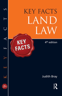 Cover image: Key Facts Land Law, BRI 4th edition 9781138372856