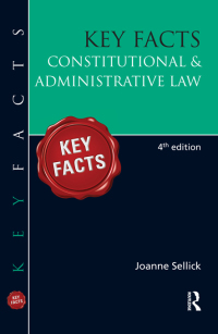 表紙画像: Key Facts: Constitutional & Administrative Law 4th edition 9781444122398