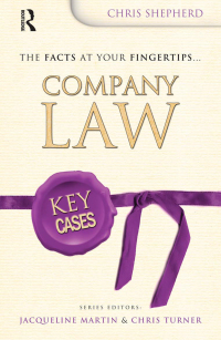 Imagen de portada: Key Cases: Company Law 1st edition 9781138463271