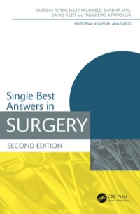 表紙画像: Single Best Answers in Surgery 2nd edition 9781138471290