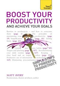Cover image: Boost Your Productivity and Achieve Your Goals: Teach Yourself 9781444178012