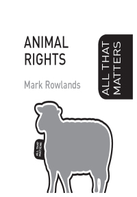 Cover image: Animal Rights: All That Matters 9781444178869
