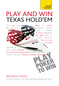 Cover image: Play and Win Texas Hold 'Em: Teach Yourself 9781444197884
