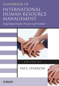 Cover image: Handbook of International Human Resource Management 1st edition 9781405167406