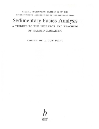 Cover image: Sedimentary Facies Analysis 1st edition 9781444304091