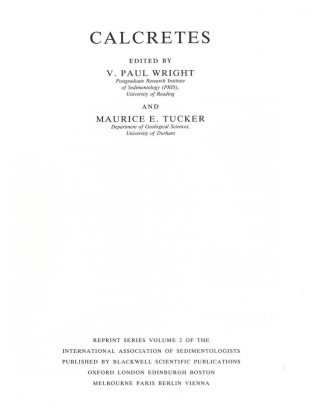 Imagen de portada: Calcretes: Reprint Series 2 of the IAS 1st edition 9781444304497