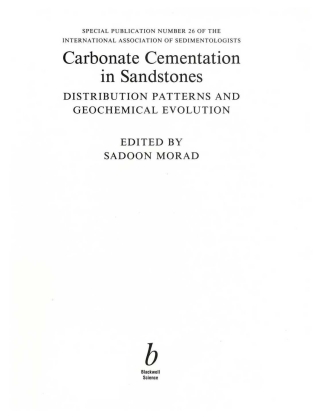 Omslagafbeelding: Carbonate Cementation in Sandstones 1st edition 9780632047772