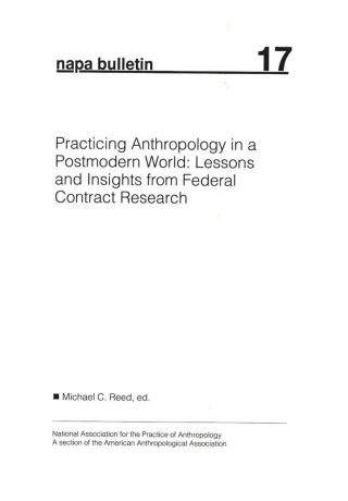Cover image: Practicing Anthropology in a Postmodern World 1st edition 9780913167816