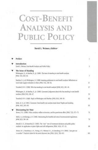 Cover image: Cost-Benefit Analysis and Public Policy 1st edition 9781405190169