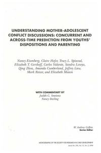 Cover image: Understanding Mother-Adolescent Conflict Discussions 1st edition 9781405192149