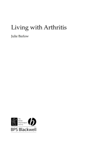 Cover image: Living with Arthritis 1st edition 9781405108102