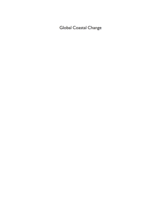 Cover image: Global Coastal Change 1st edition 9781405136853