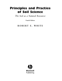 صورة الغلاف: Principles and Practice of Soil Science: The Soil as a Natural Resource 4th edition 9780632064557