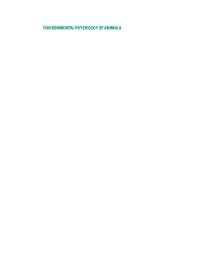 Cover image: Environmental Physiology of Animals 2nd edition 9781405107242