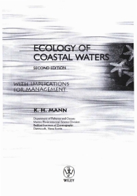 Imagen de portada: Ecology of Coastal Waters 2nd edition 9780865425507