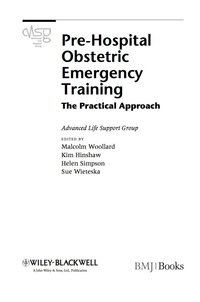 Imagen de portada: Pre-hospital Obstetric Emergency Training: The Practical Approach 1st edition 9781405184755