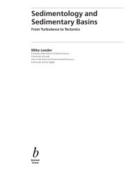 Imagen de portada: Sedimentology and Sedimentary Basins 1st edition 9780632049769