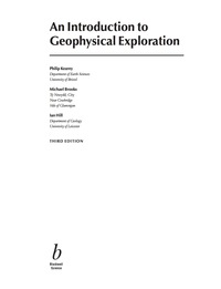 Imagen de portada: An Introduction to Geophysical Exploration 3rd edition 9780632049295