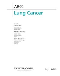 Cover image: ABC of Lung Cancer 1st edition 9781405146524