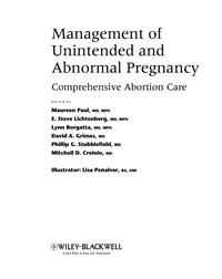 Imagen de portada: Management of Unintended and Abnormal Pregnancy: Comprehensive Abortion Care 1st edition 9781405176965