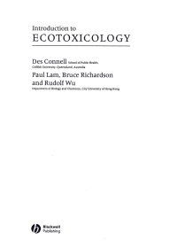 صورة الغلاف: Introduction to Ecotoxicology 1st edition 9780632038527